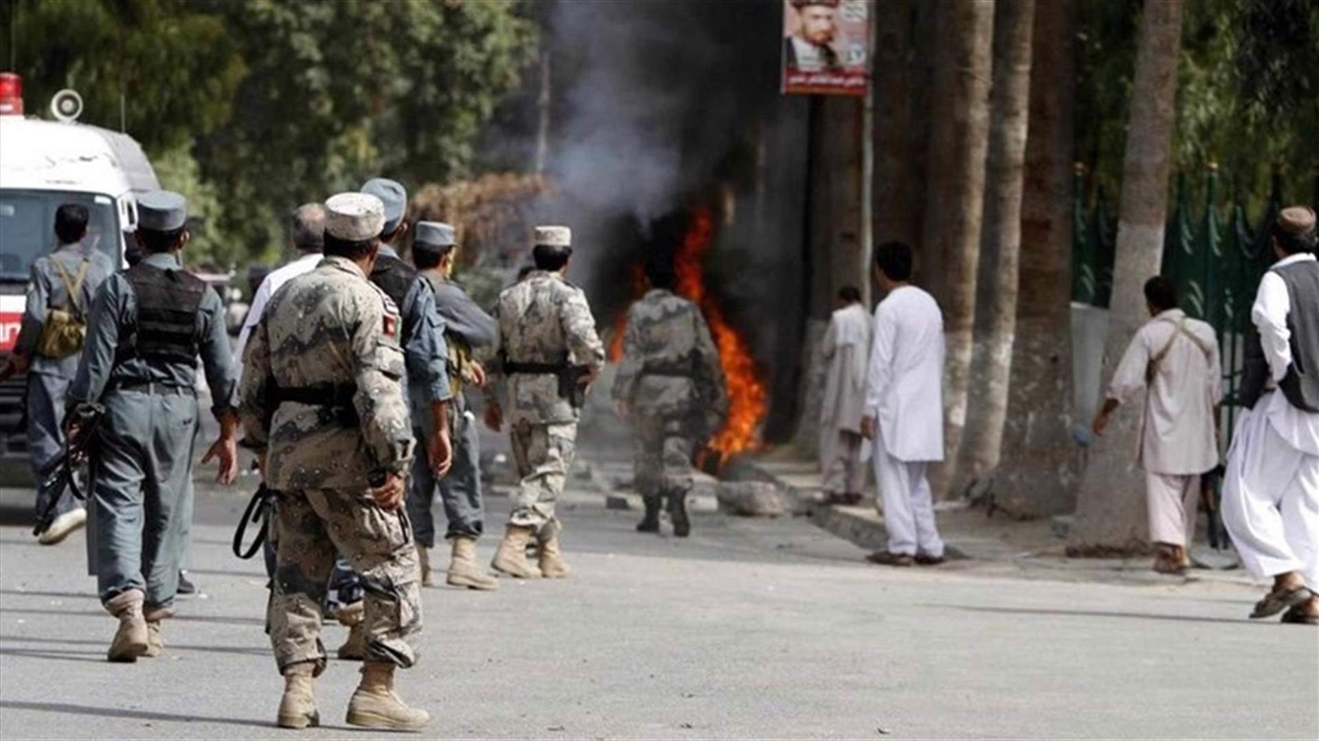 At least 22 Afghan police killed in Taliban ambush, officials say