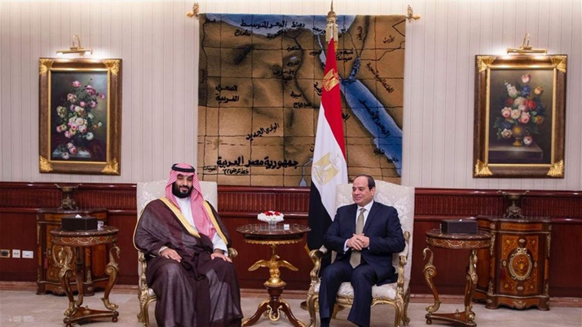 ولي العهد السعودي يصل إلى مصر في ثالث محطة بجولته العربية