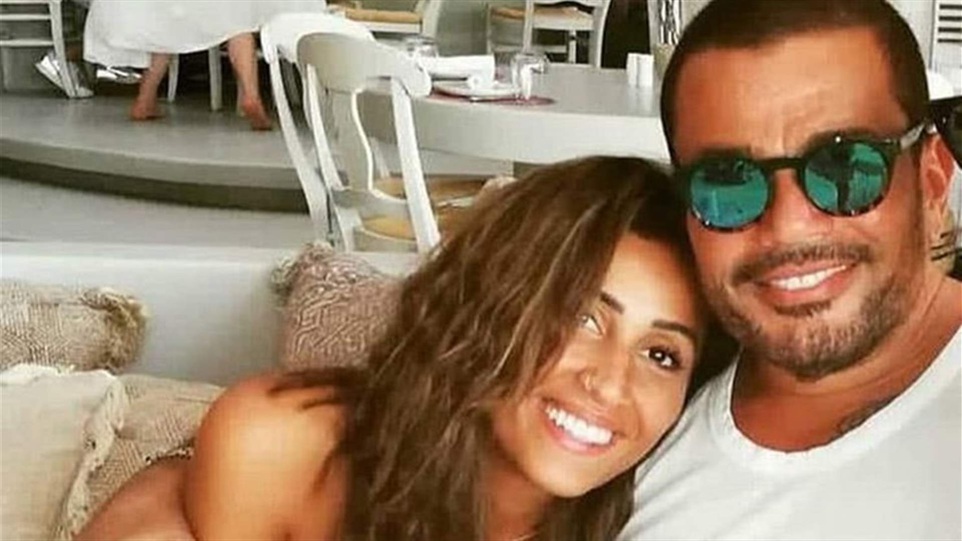 ما حقيقة حمل دينا الشربيني من عمرو دياب؟ (صورة)