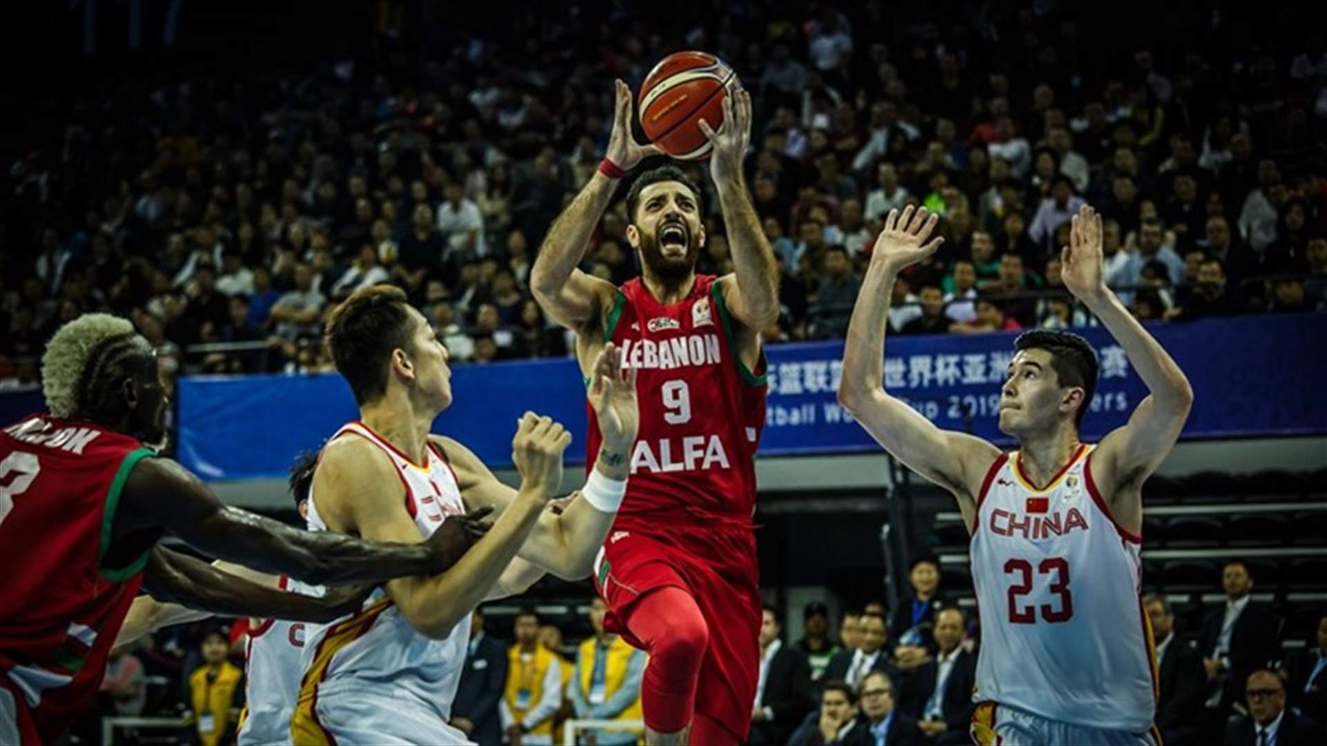 خسارة قاسية للمنتخب اللبناني أمام نظيره الصيني "بالصين"