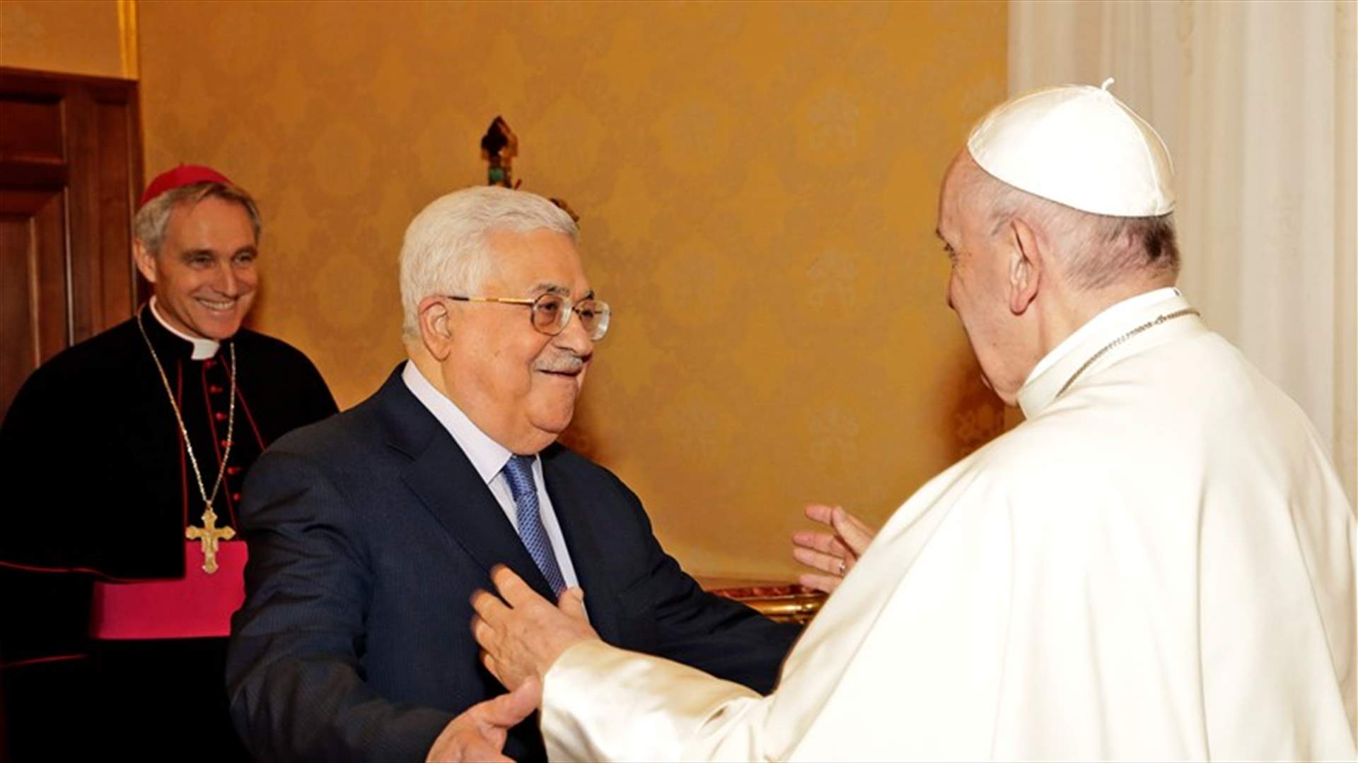 البابا فرنسيس التقى الرئيس الفلسطيني في الفاتيكان