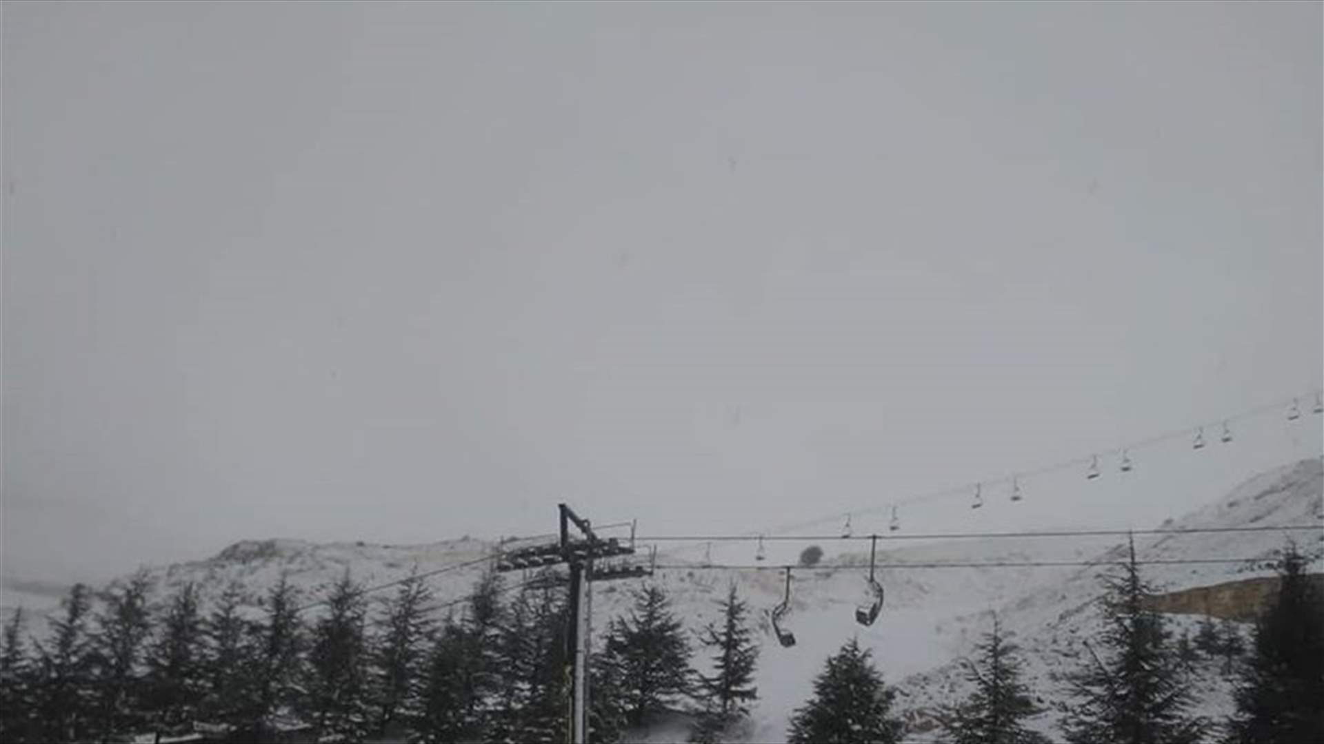 Snow covers Kfardebian mountains – [PHOTOS]