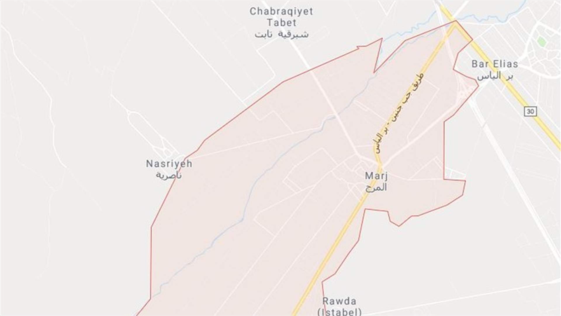 إشكال في بلدة المرج تخلله إطلاق نار بأسلحة حربية... وسقوط جريح