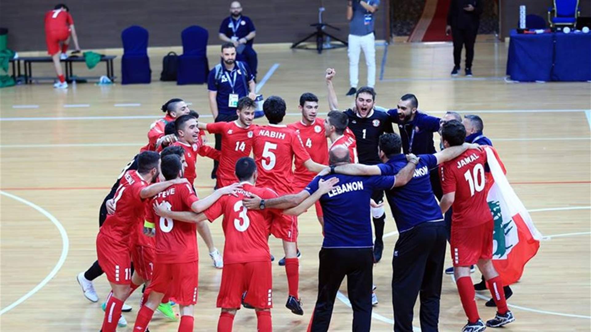 لبنان يسحق السعودية 8-2 ويتأهل الى بطولة آسيا تحت 20 سنة