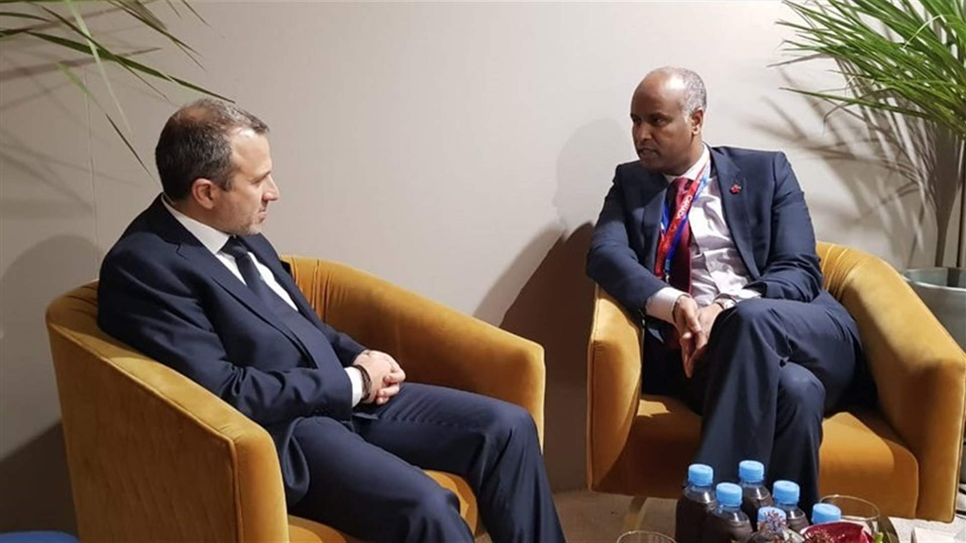 Bassil meets with Dutch Minister of Immigration in Marrakech