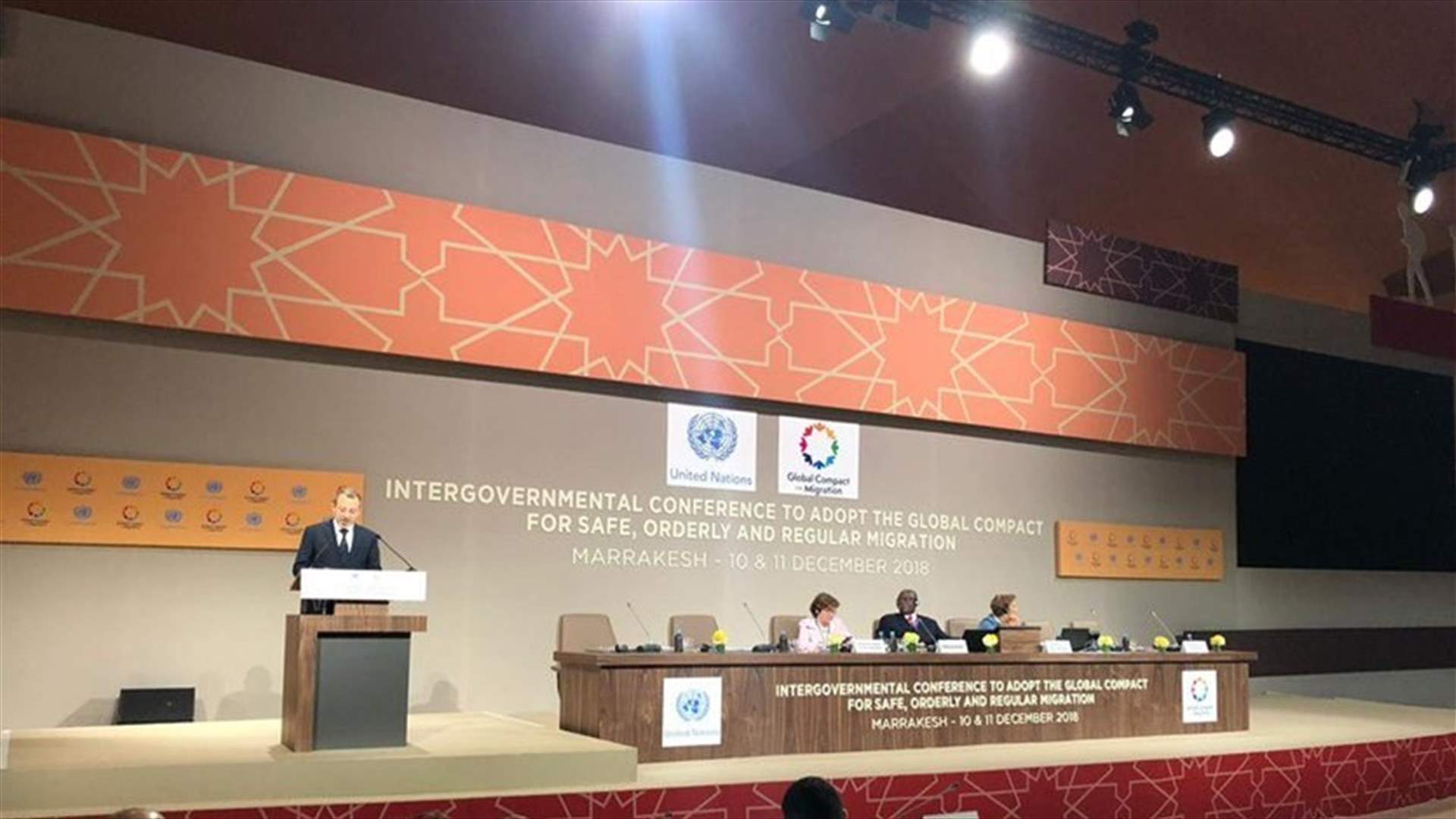 Bassil from Morocco: Lebanon registers highest refugee rate; only solution is safe and sustainable return