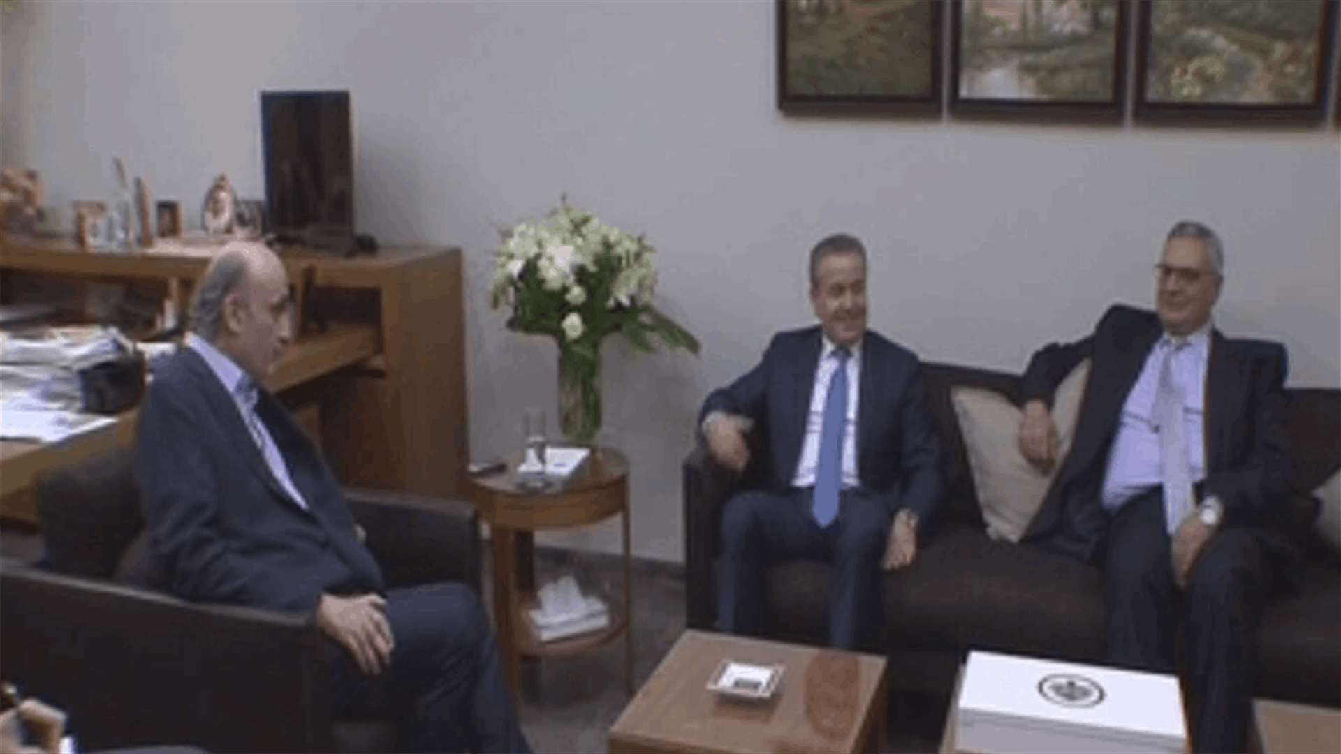 لقاء بين جعجع واسعد درغام في معراب
