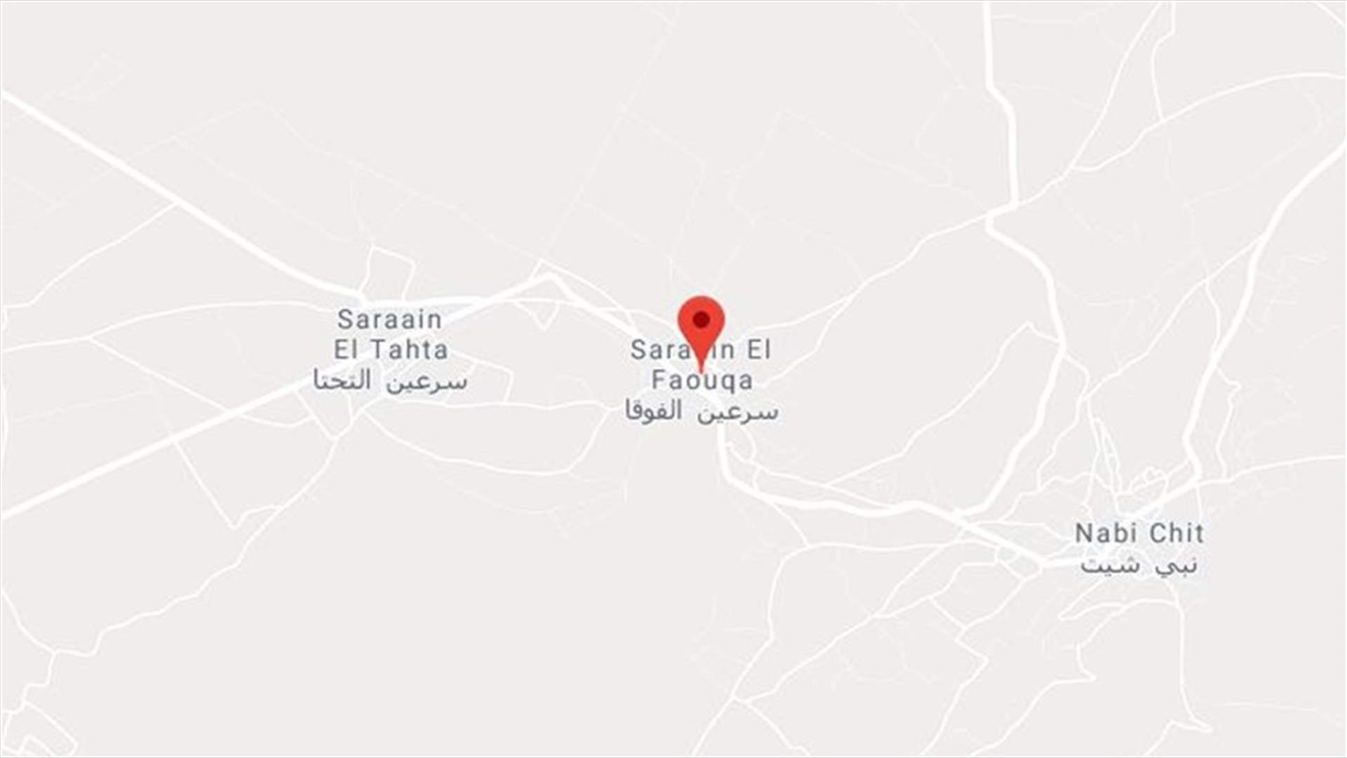 اشكال في بلدة سرعين الفوقا... وتبادل لاطلاق النار