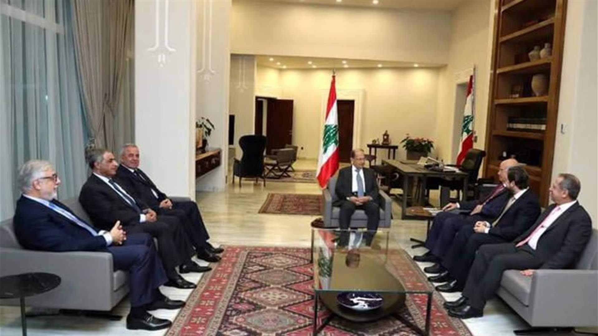 مصادر بعبدا لـ"المستقبل": عون طرح أمام اللقاء التشاوري رؤيته للوصول الى حل