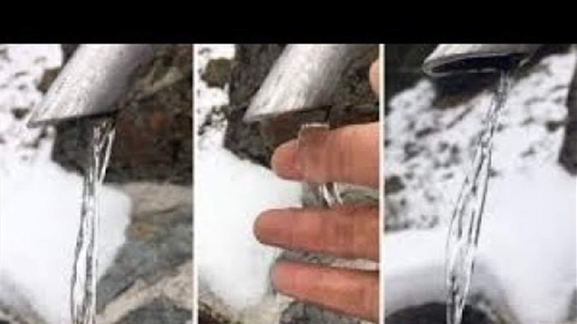فيديو لظاهرة طبيعية نادرة يُحيّر روّاد الانترنت... الجليد يتحوّل ماءً بثوان