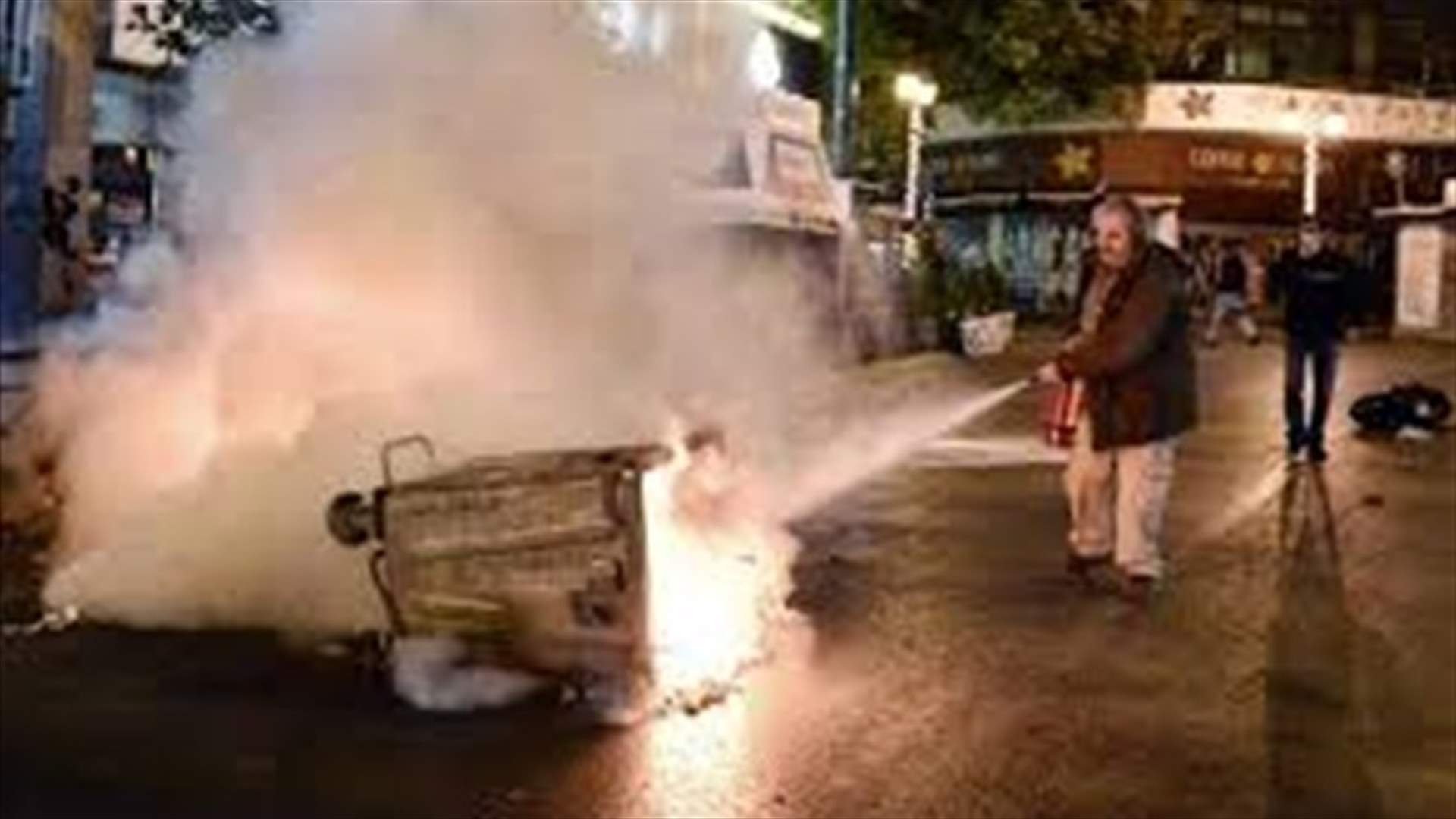انفجار قرب محطة تلفزيون في اثينا