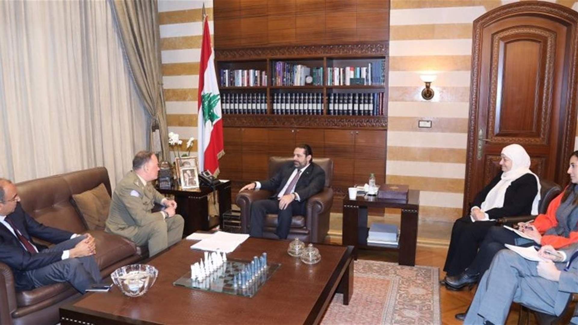 الحريري: على المجتمع الدولي لجم التصعيد في اللهجة الاسرائيلية لمصلحة احترام الخط الأزرق