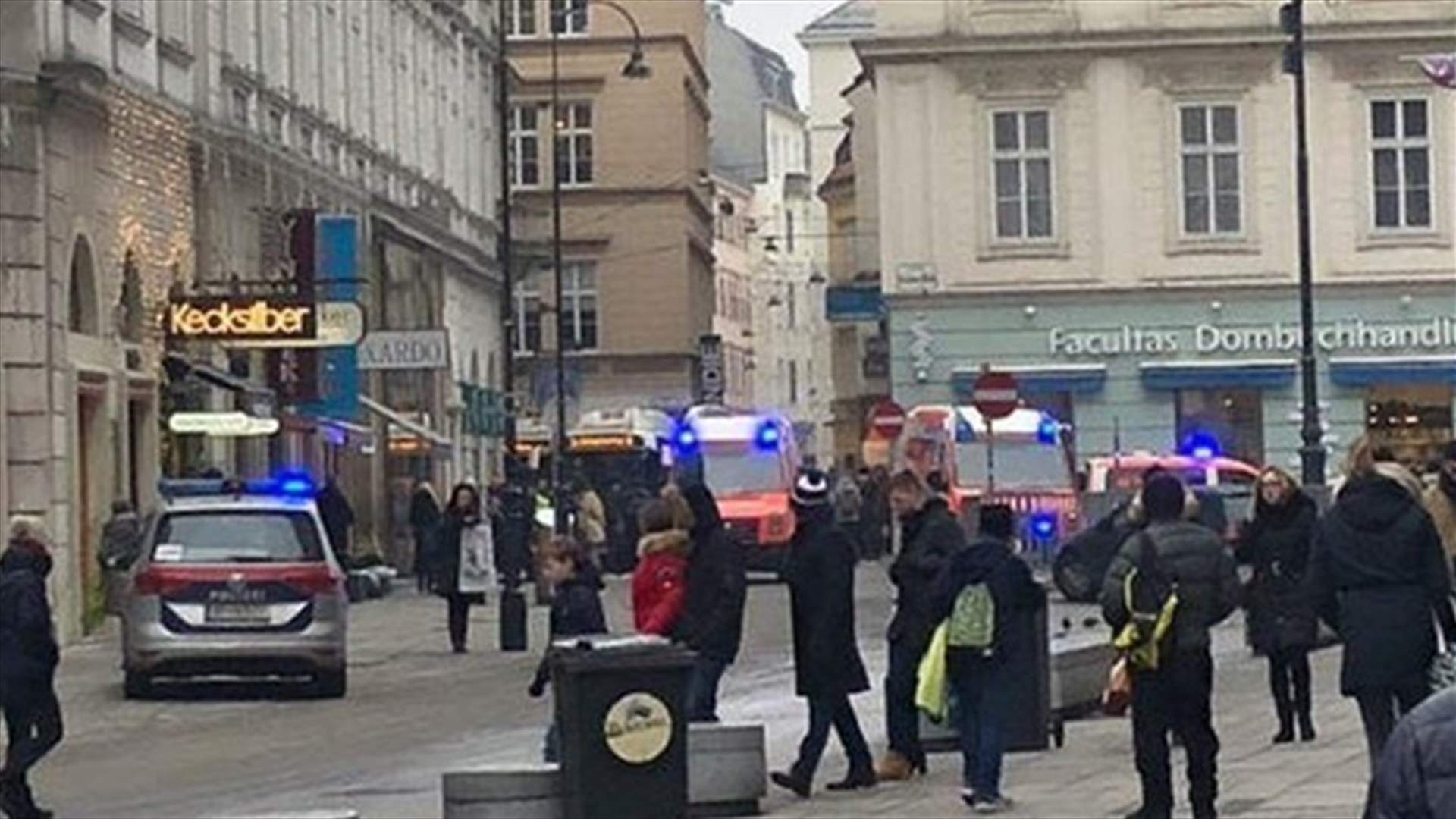 One shot dead in central Vienna, manhunt under way