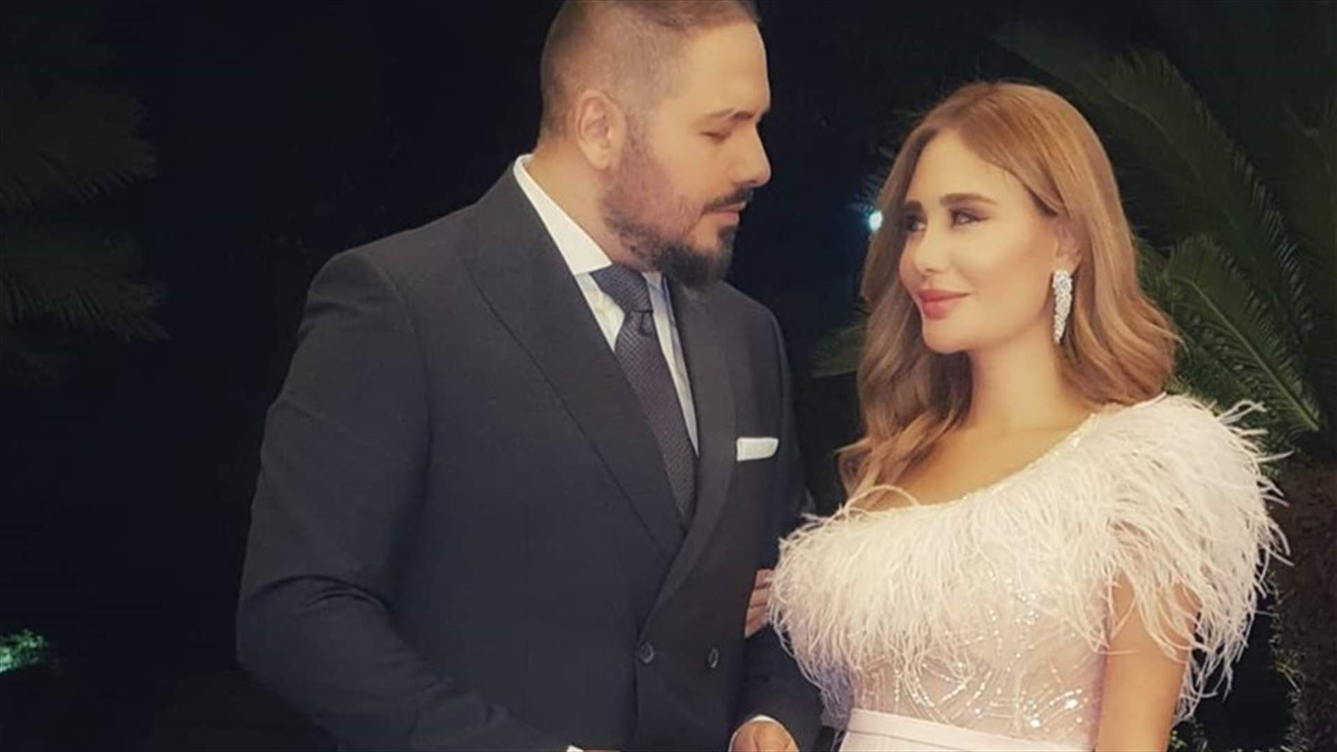رامي عياش يحتفل بعيد ميلاد زوجته داليدا... برومانسية تامّة!