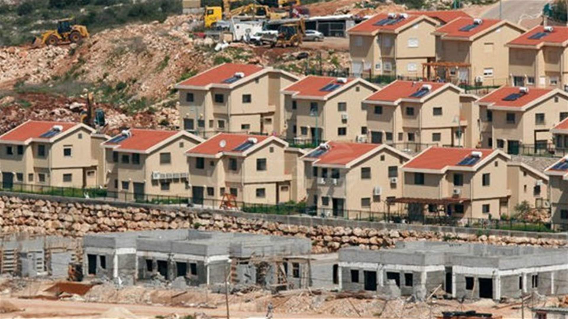 اسرائيل توافق على خطط لبناء 2200 مسكن في مستوطنات بالضفة الغربية المحتلة