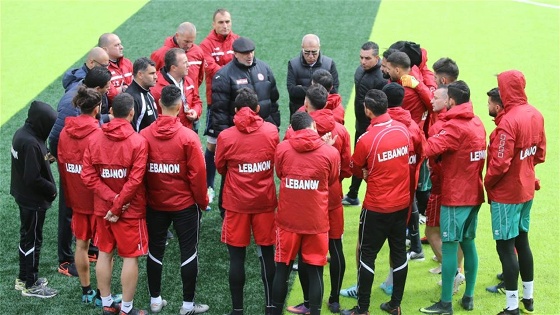 تدريبات مكثفة و مغلقة لمنتخب لبنان لكرة القدم تحضيراً لكأس اسيا "الإمارات ٢٠١٩"