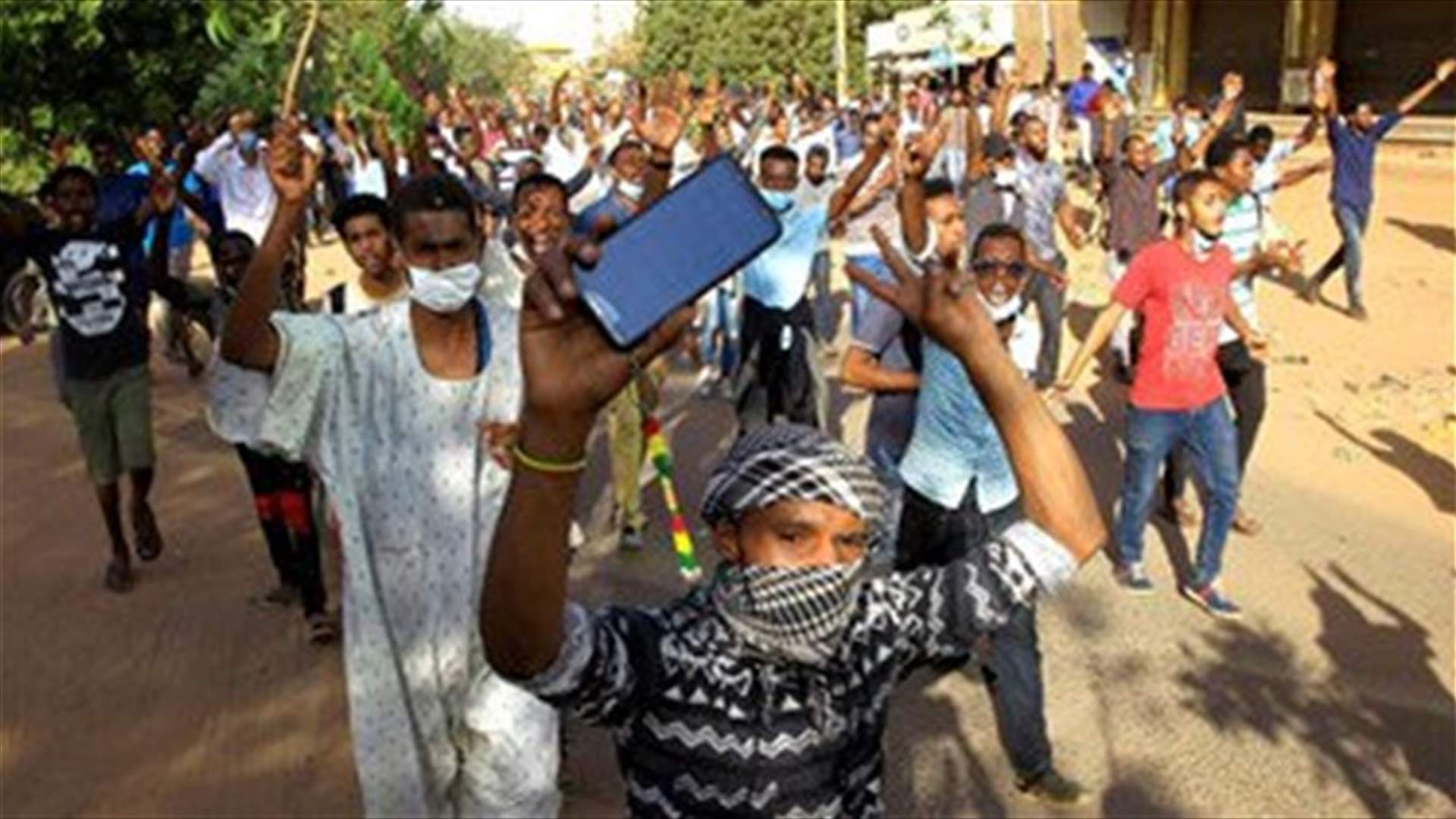 Dozens protest near Khartoum after Friday prayers