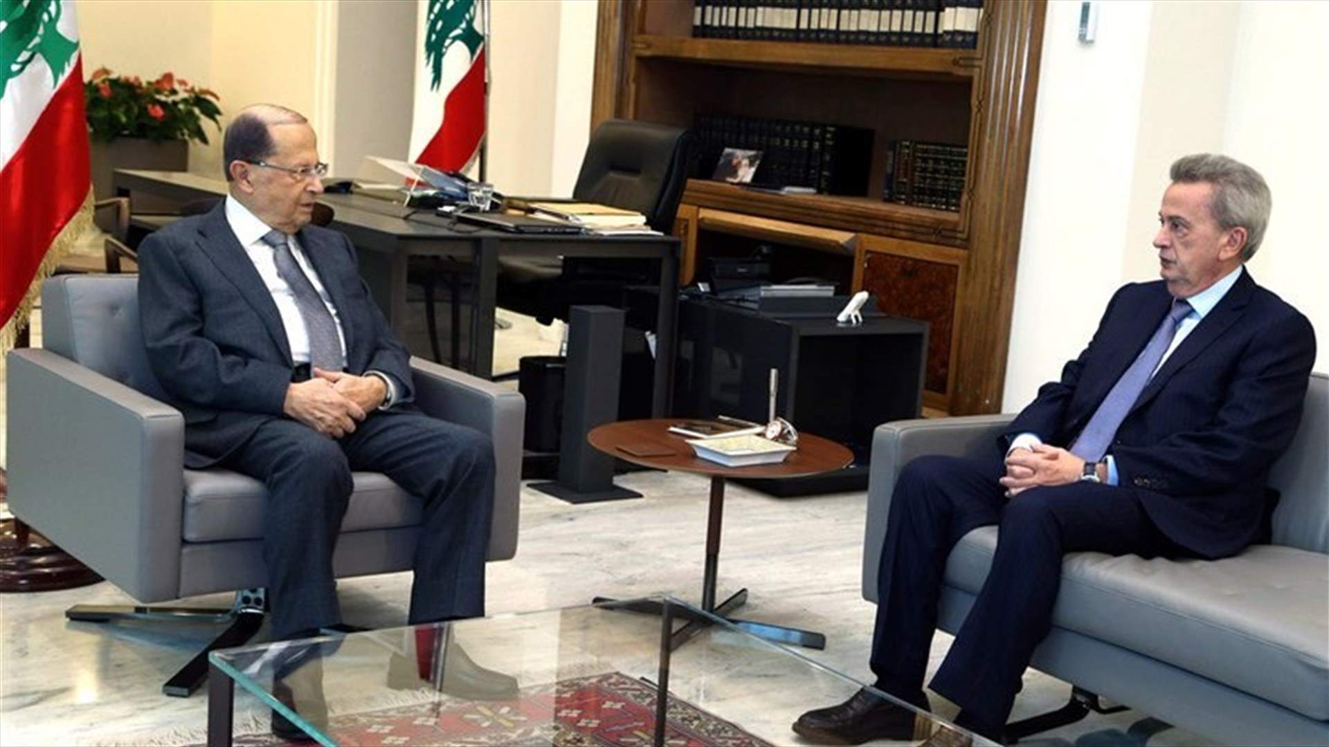 Salameh from Baabda: Means available to follow up on implementation of BDL monetary policies