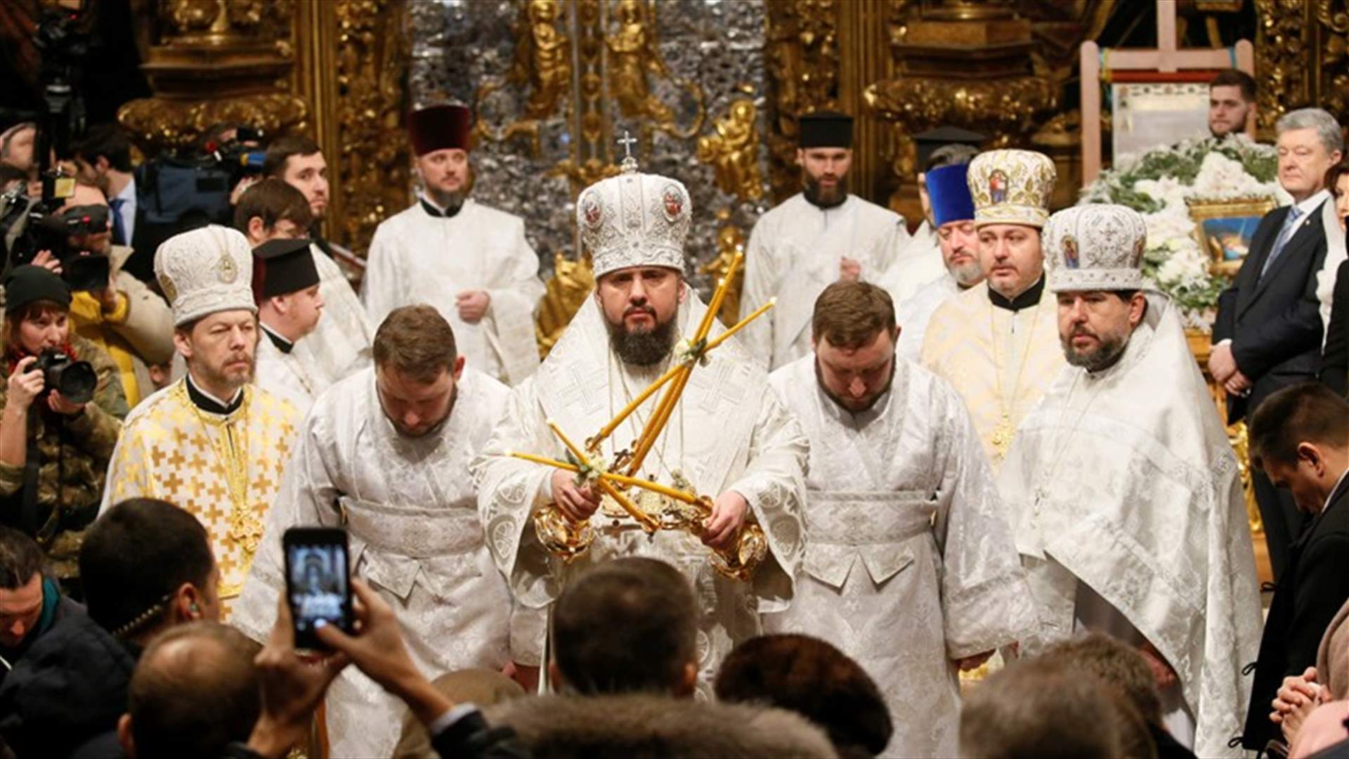 الكنيسة الأرثوذكسية الأوكرانية تقيم أول احتفال بعيد الميلاد من دون &quot;أغلال&quot; روسيا
