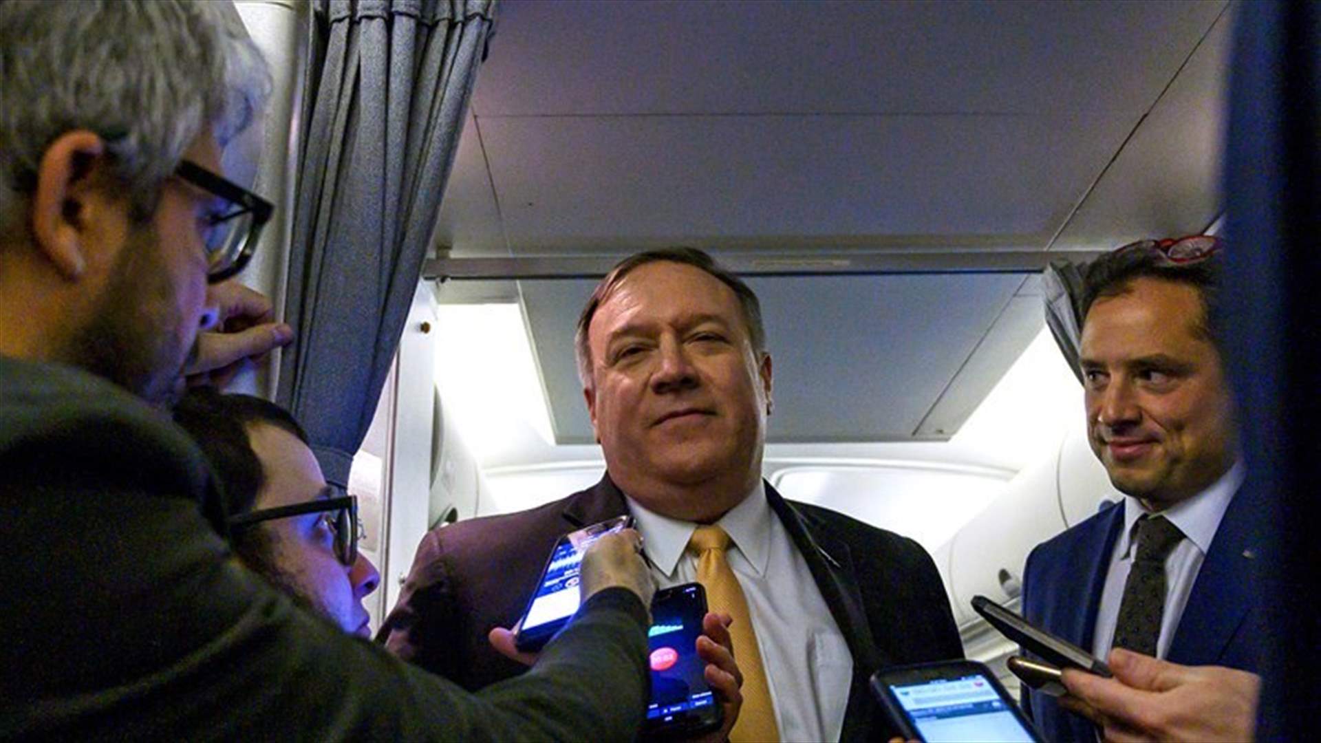 US Secretary of State Pompeo meets Iraqi Speaker in Baghdad - TV