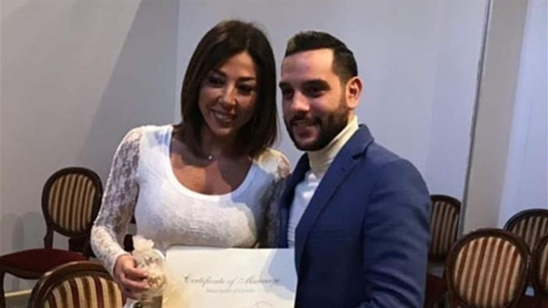 رولا شامية إحتفلت بزواجها في لبنان بعد عودتها من قبرص (صور)