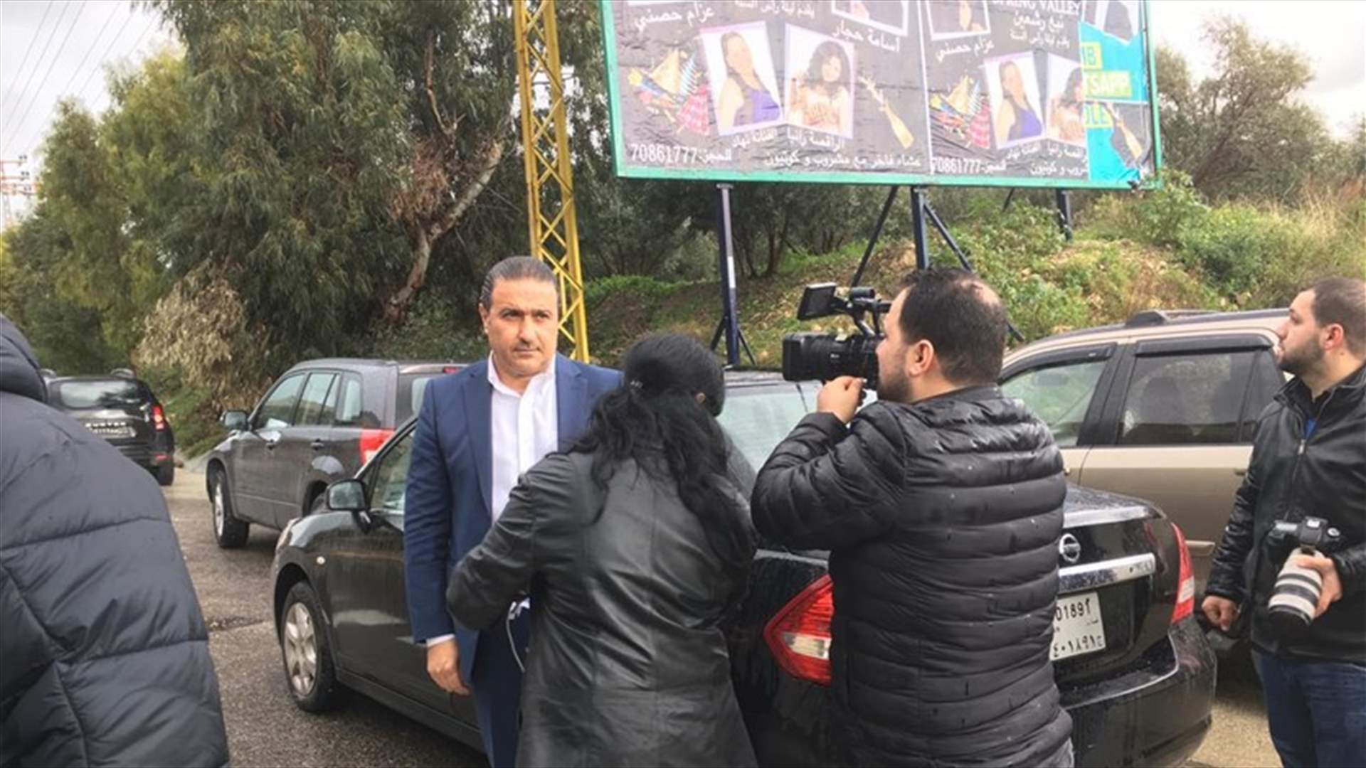 سعد تفقّد موقع الانهيارات على اوتوستراد شكا: الأعمال الاستباقية ضرورية ومهمة