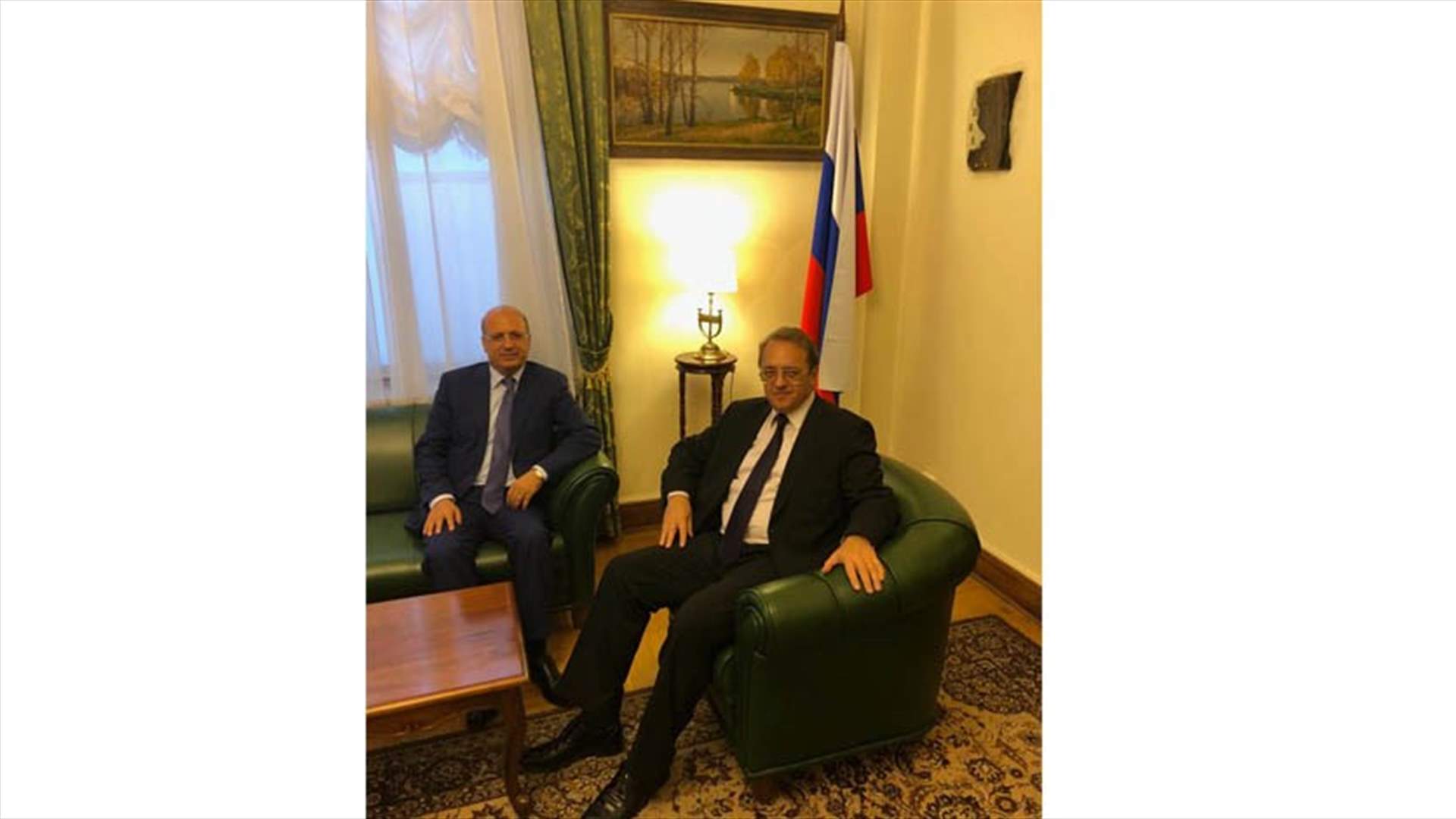 بوغدانوف عرض والممثل الخاص للحريري الأوضاع في لبنان... وتأكيد على ضرورة تسريع تشكيل الحكومة