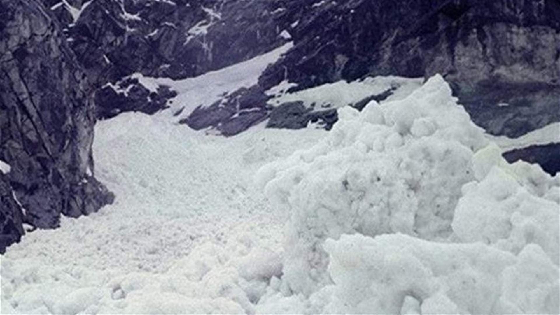 Avalanche in the highlands of Bekaa’s Inata damages fruit trees