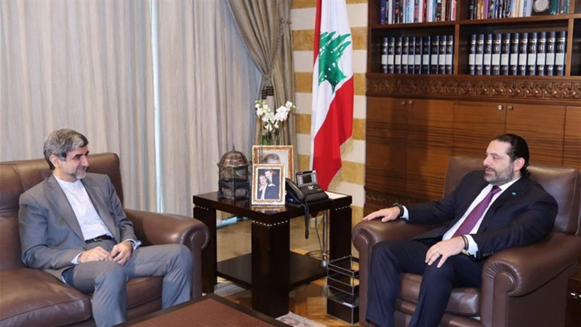 Iranian ambassador from Beit al-Wasat: Iran supports all efforts to form cabinet headed by Hariri