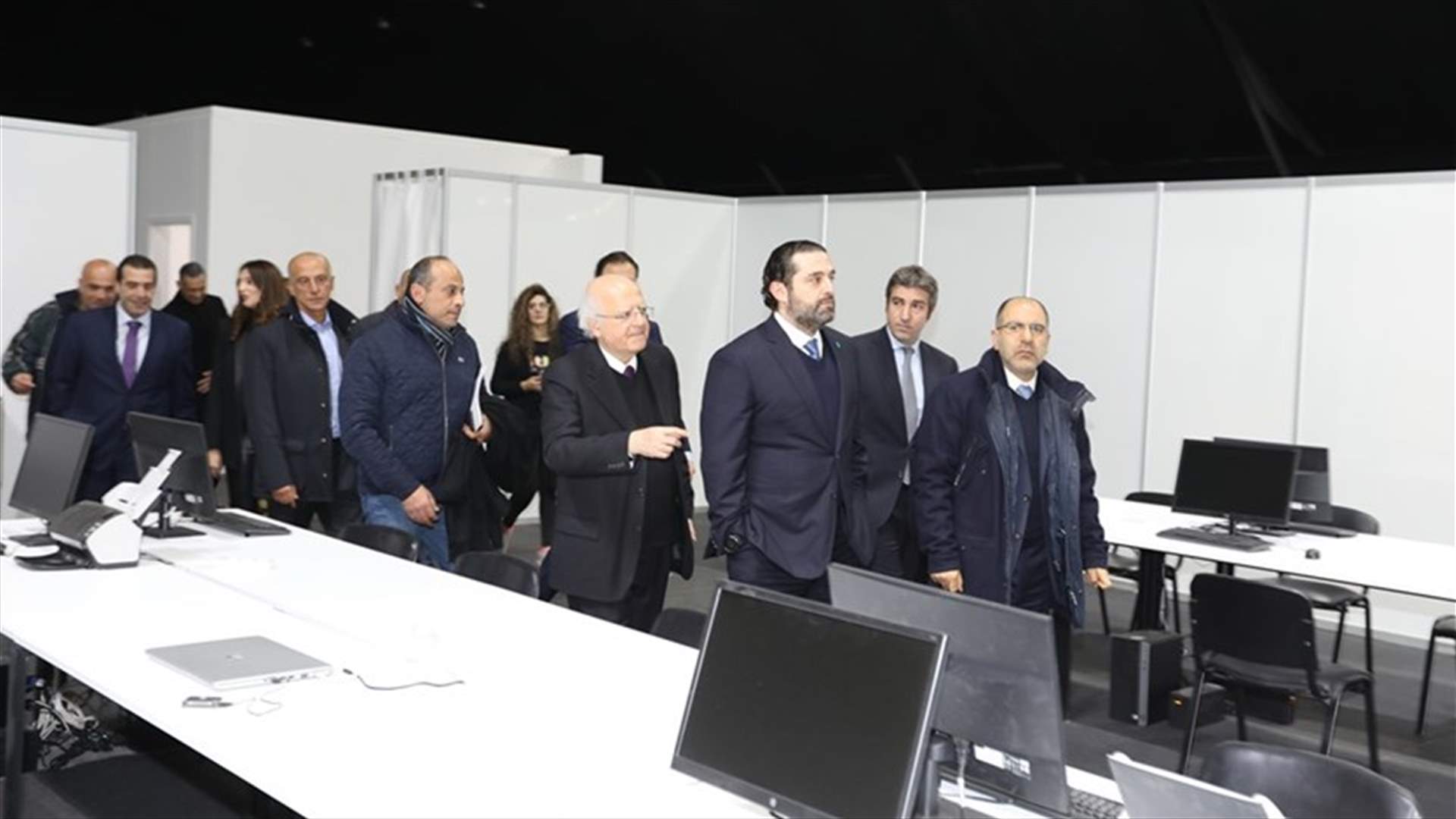 الحريري جال في مركز ارينا واطلع على التحضيرات لانعقاد القمة