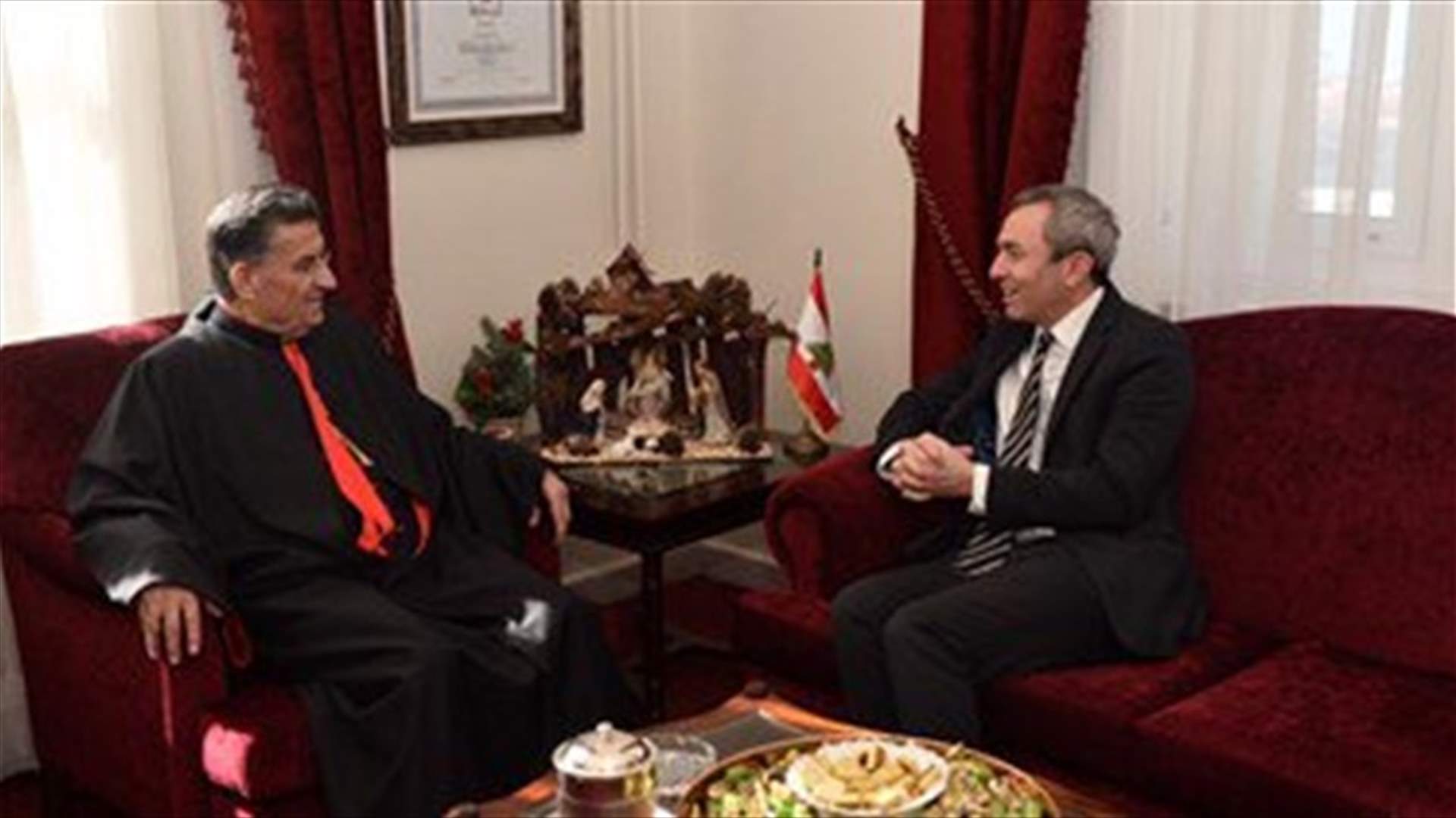 Patriarch Rai meets UK, French ambassadors