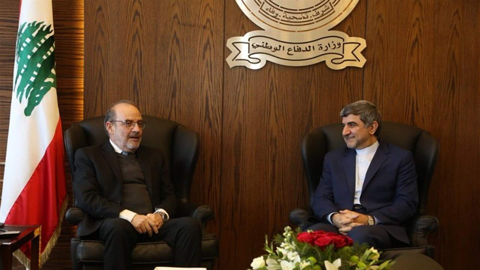 Sarraf meets with Iranian ambassador and UN Special Coordinator for Lebanon