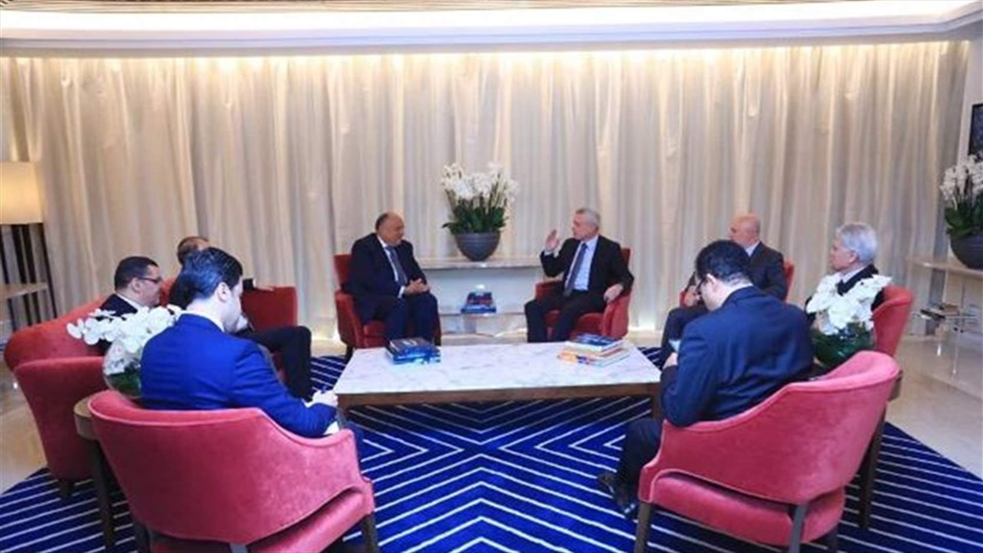 فرنجيه استقبل وزير الخارجية المصرية