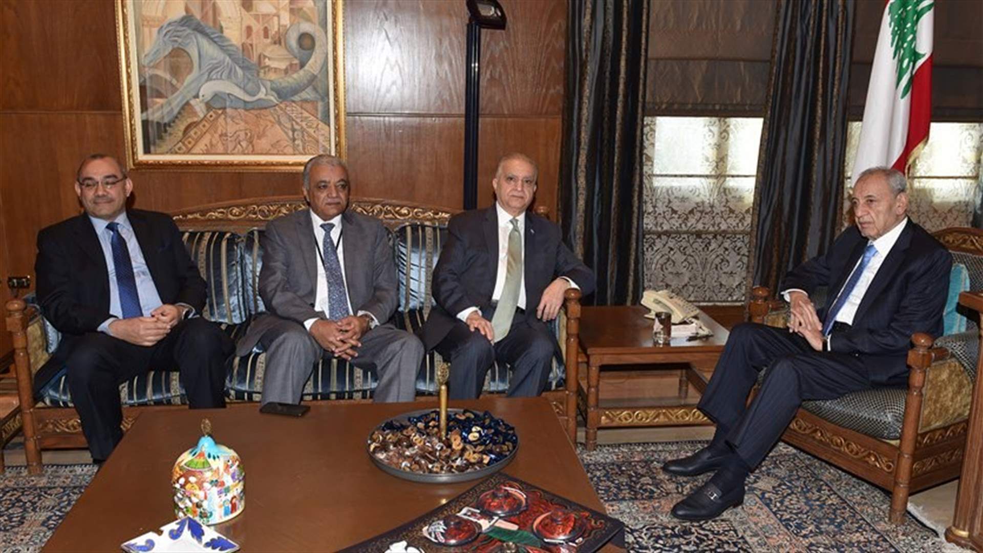 Iraqi FM from Ain al-Tineh: Hopefully the summit will be successful