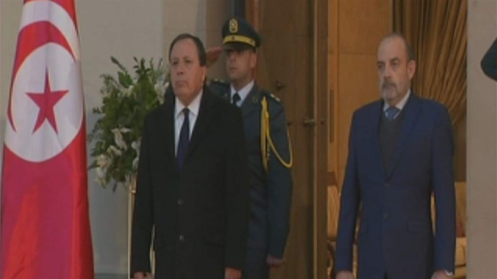 وصول وفد تونس برئاسة وزير الشؤون الخارجية خميس الجهيناوي