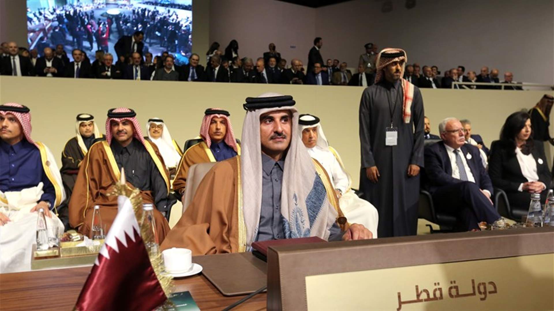 أمير قطر مغردا: قرار مشاركتي في القمة طبيعي... وشكرا للبنان