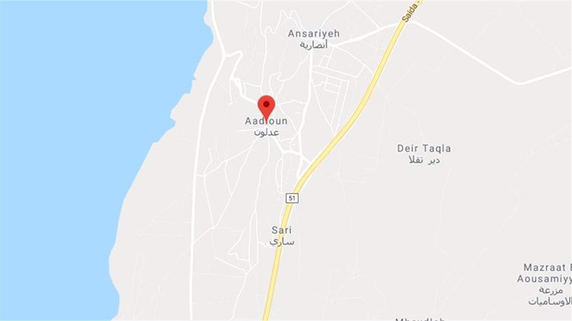 العثور على شاب جريح إلى جانب أوتوستراد عدلون (صورة)