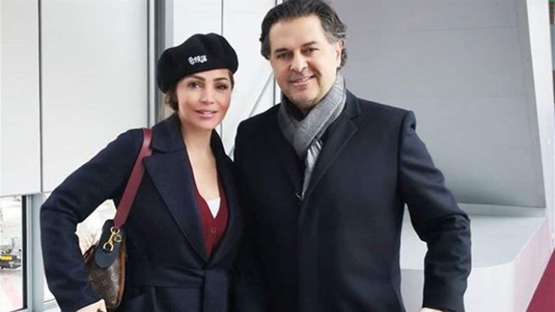 راغب علامة التقط هذه الصورة قبل سنوات.. هكذا كانت جيهان علامة وإبنهما
