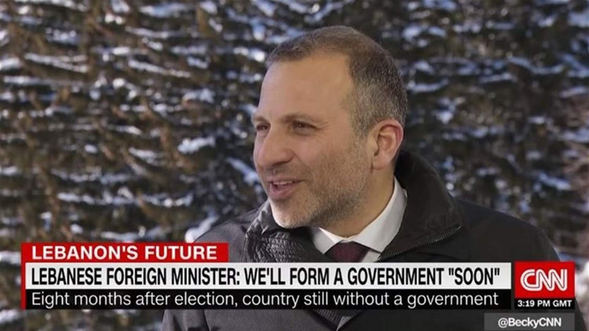 Bassil to CNN: This is what keeps me awake (Video)