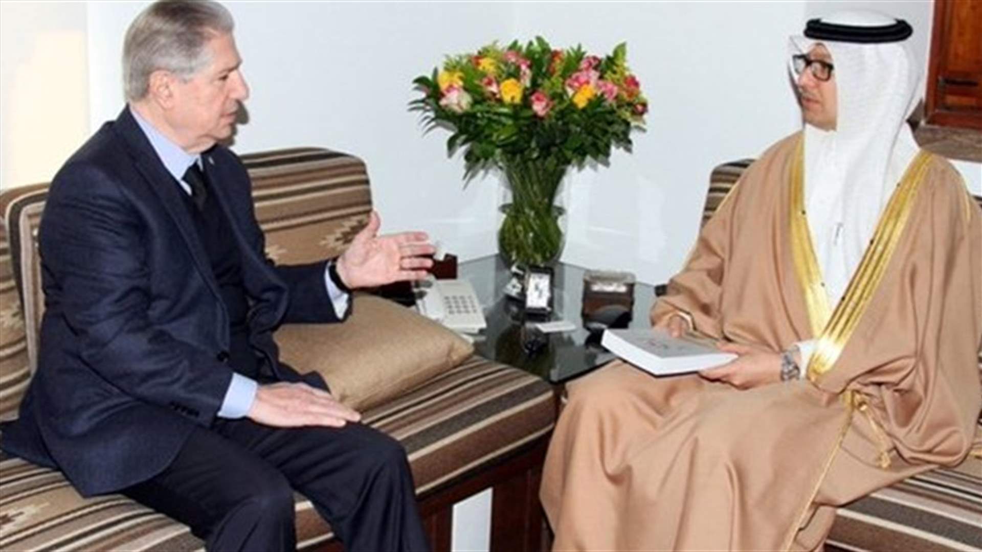 Bukhari after meeting Gemayel: We will follow up on Saudi Finance Minister’s statements