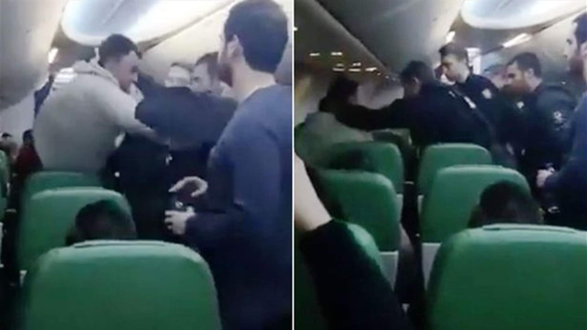 تونسي تسبب في هبوط طائرة فرنسية بشكلٍ اضطراري (فيديو)