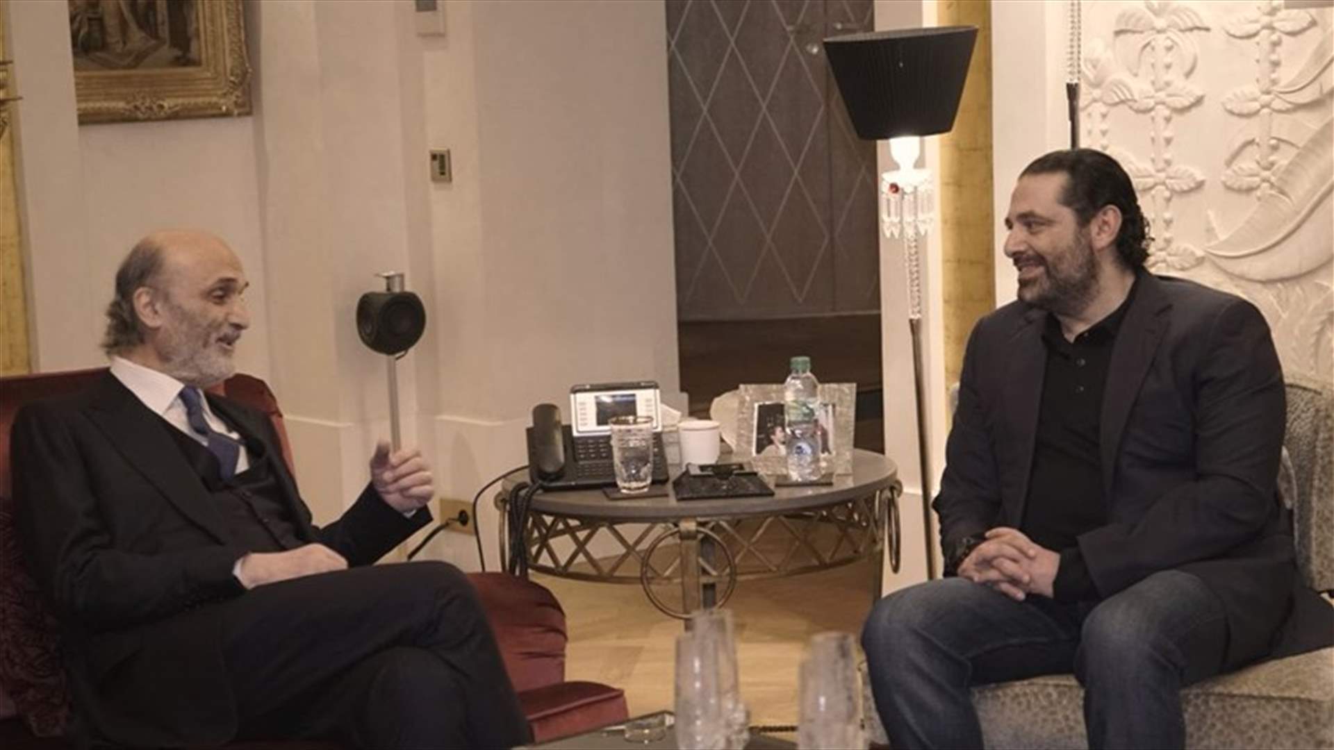 لقاء بين الحريري وجعجع في باريس (صور)