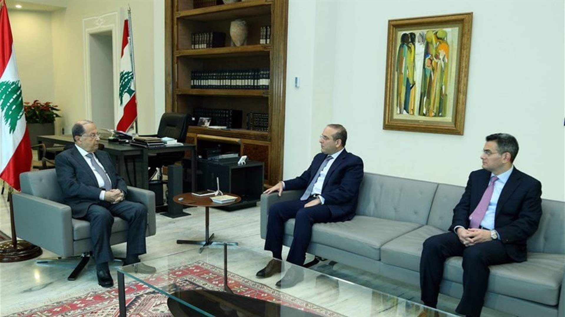Aoun, Khoury discuss progress achieved in campaign to regulate generators sector
