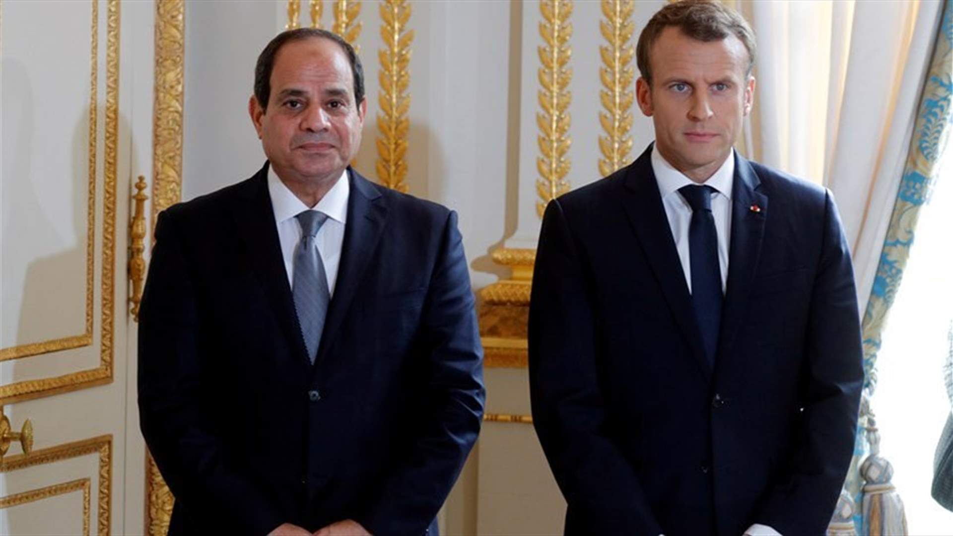 Macron tells Sisi human rights go together with stability