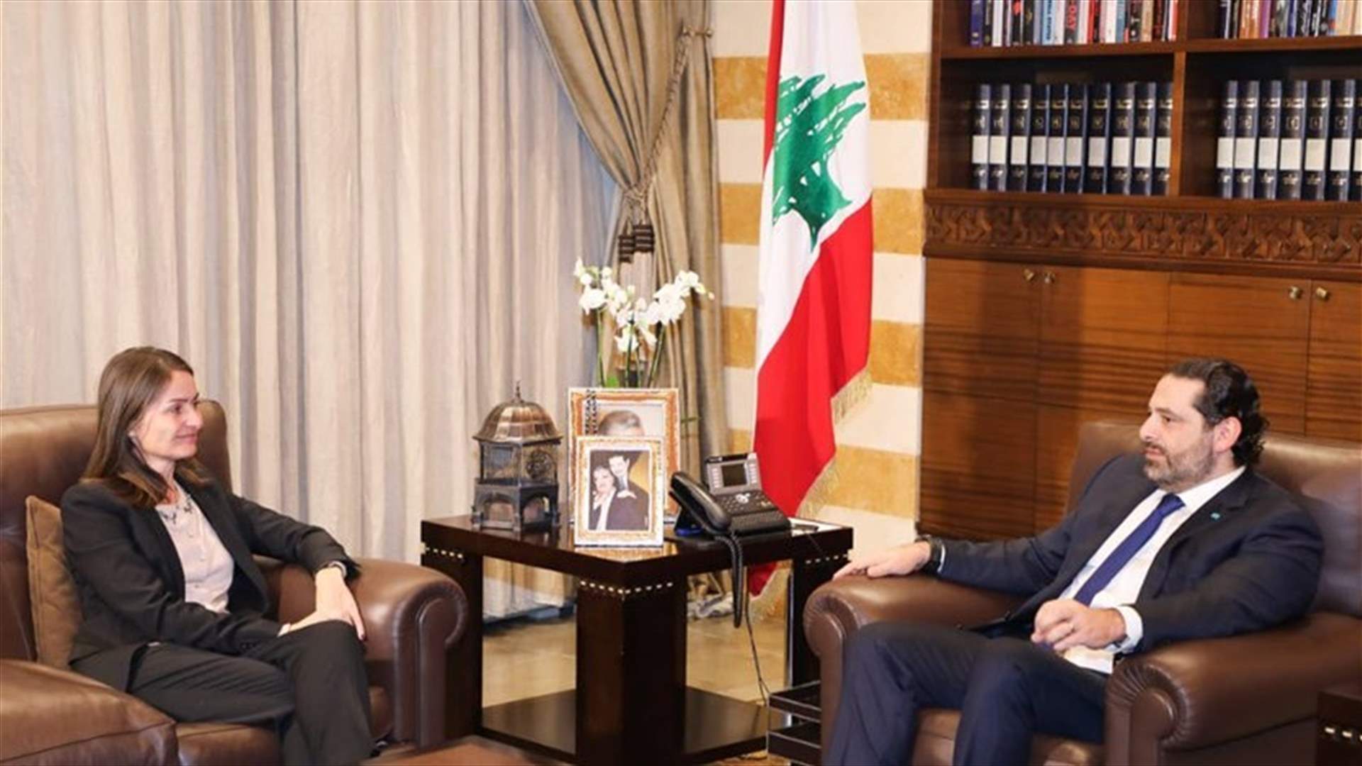 Hariri, Lassen discuss local and regional developments