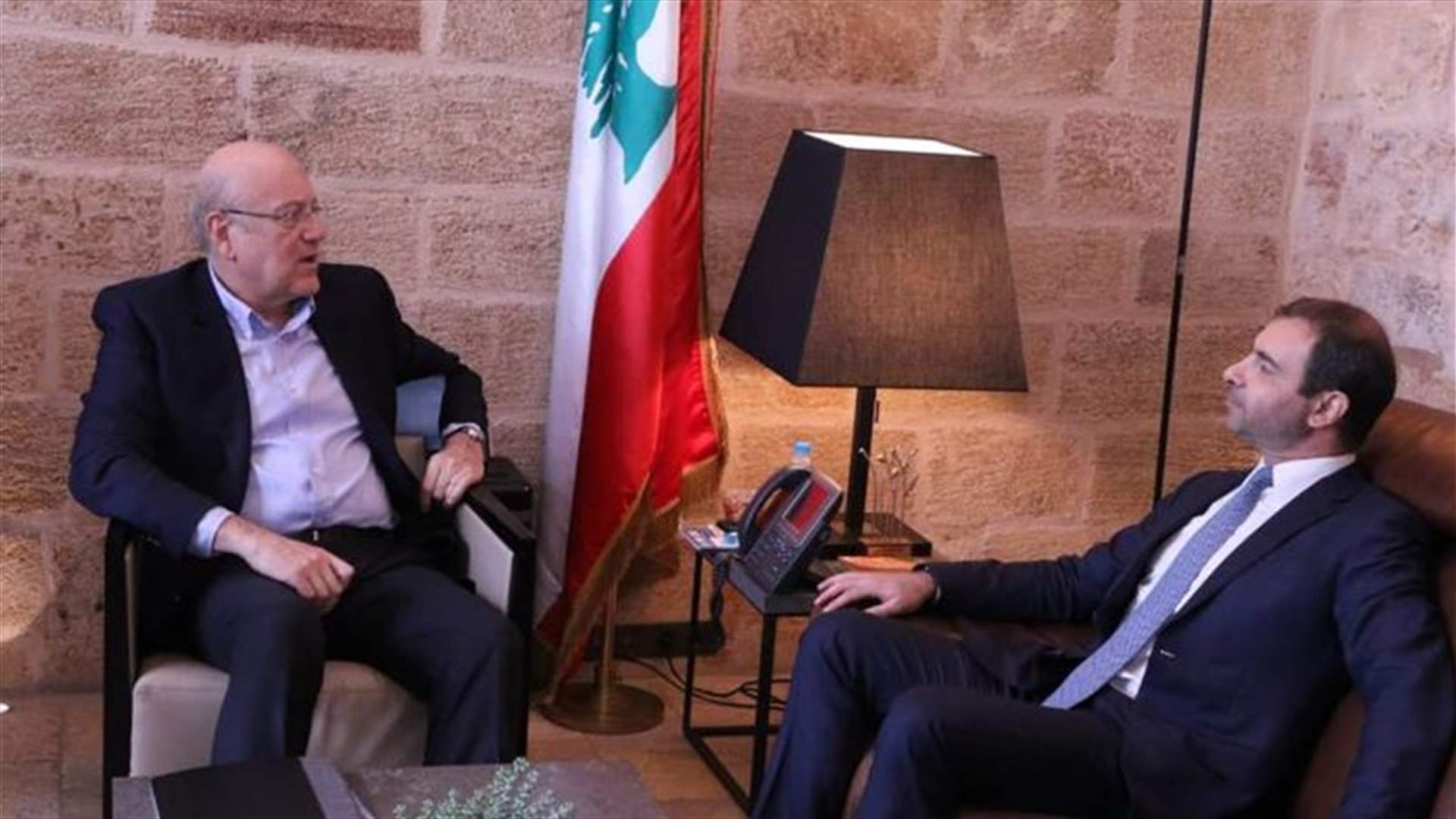 أفيوني بعد لقائه ميقاتي: قطاع تكنولوجيا المعلومات مهم وأساسي