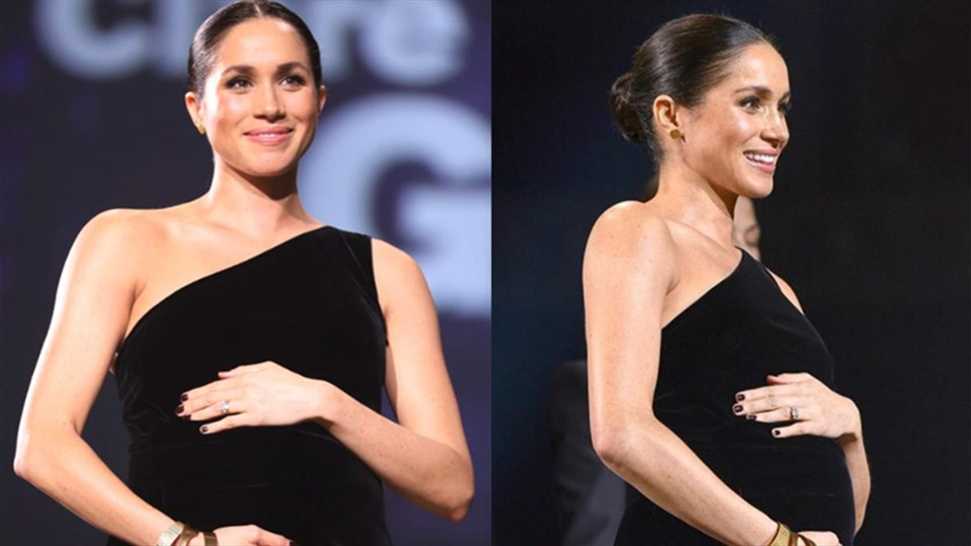 لماذا تضع ميغان ماركل يدها على بطنها باستمرار؟