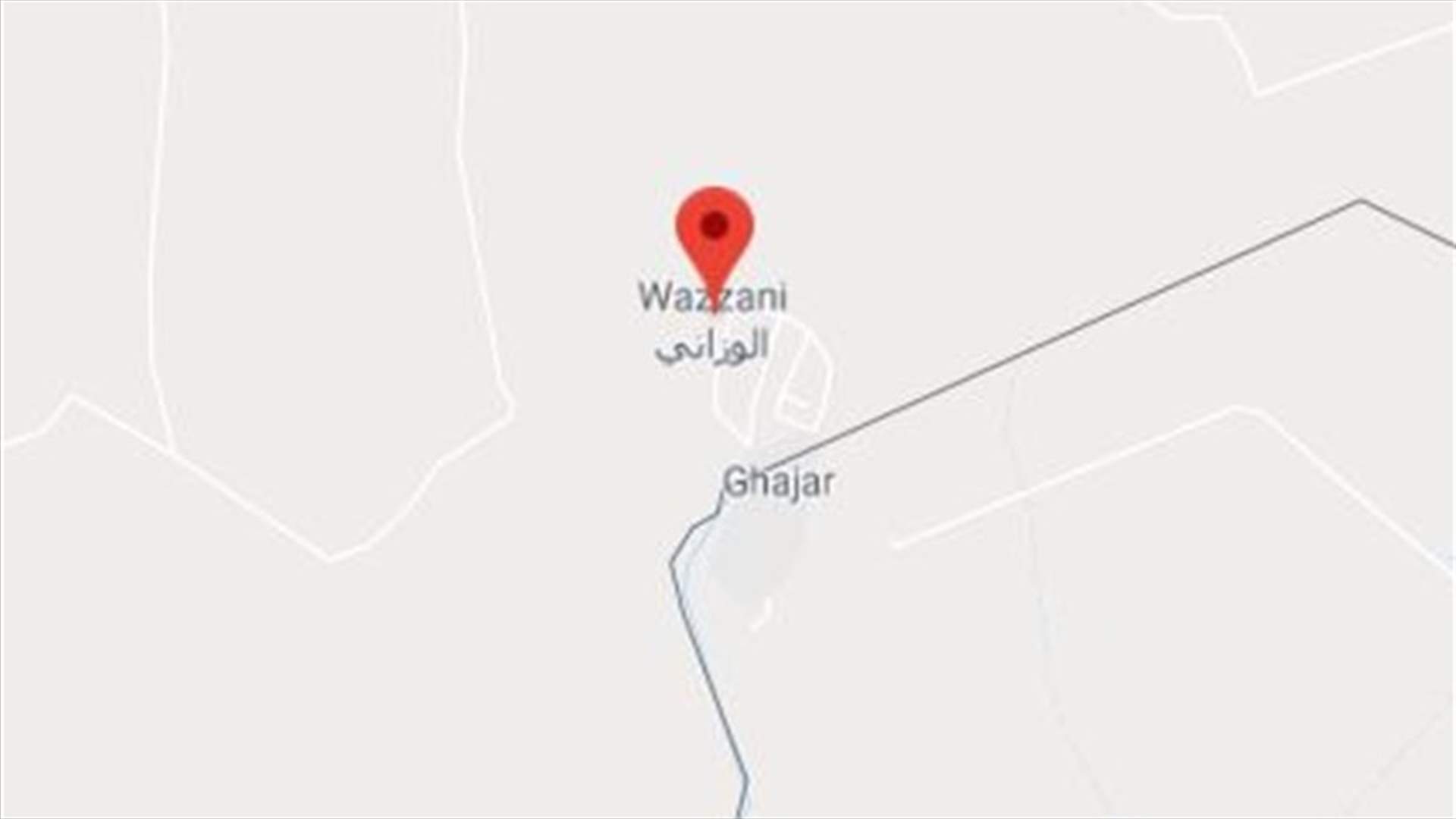 اسرائيل أطلقت قنبلة مضيئة فوق الوزاني