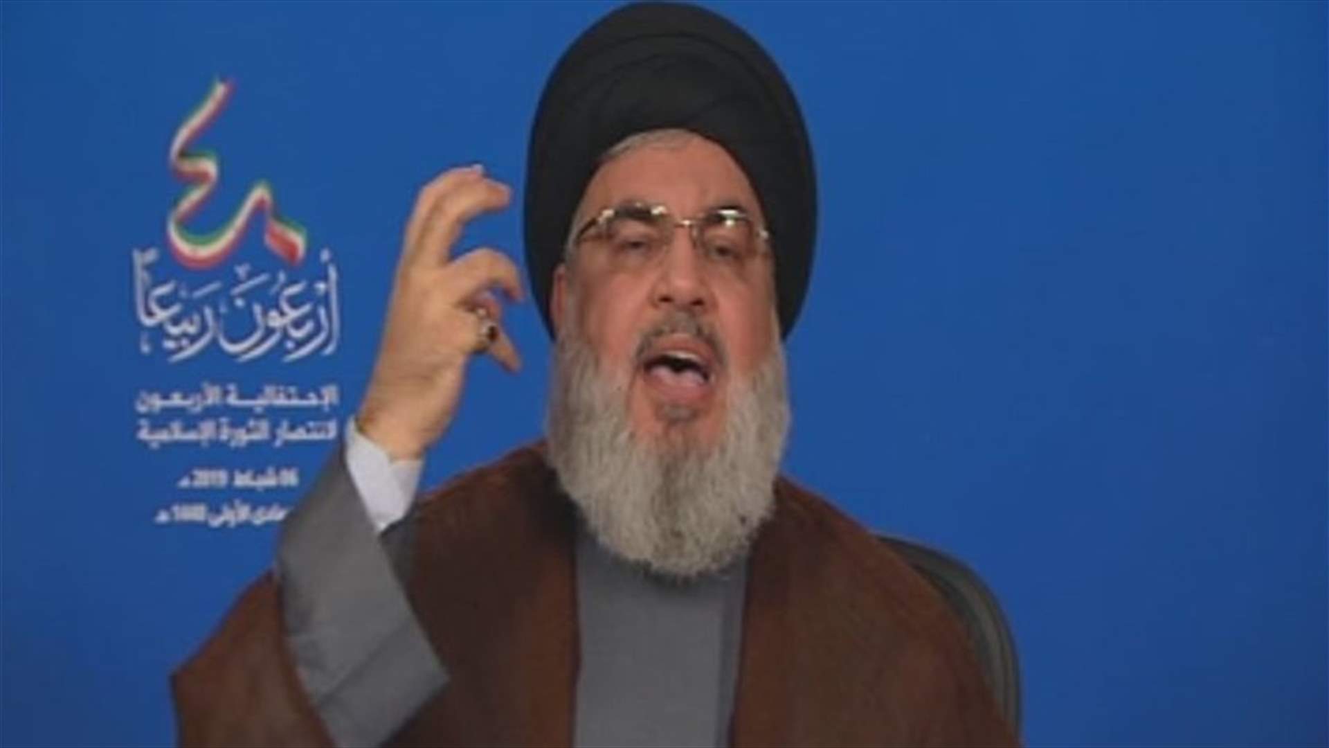 السيد نصرالله: مستعد لتأمين دعم عسكري ايراني للجيش اللبناني