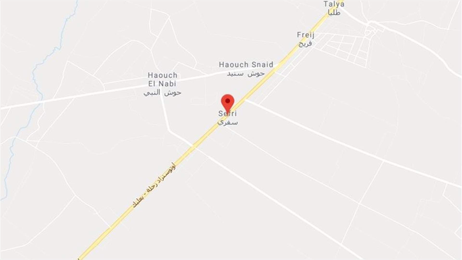 أصيب جراء سقوطه من مصعد في بناء قيد الانشاء في السفيري البقاعية
